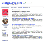 Tablet Screenshot of beatlesnews.com